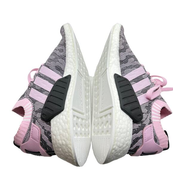 Adidas Sneakers Primeknit Boost Women NMD R2 PK W Wonder Pink CAMO Glitch SZ 10 - Picture 6 of 16